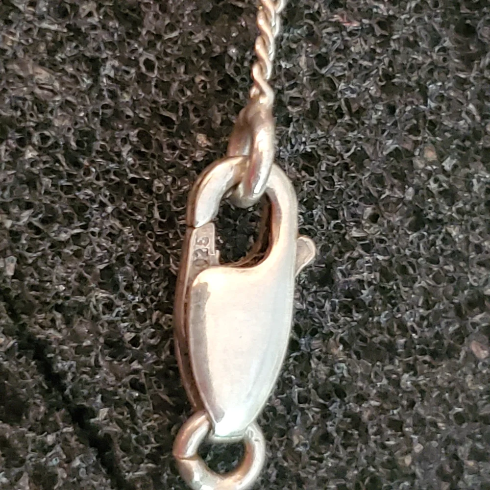 GUCCI 925 Silver Geometric Star Pendant Necklace - Picture 6 of 7